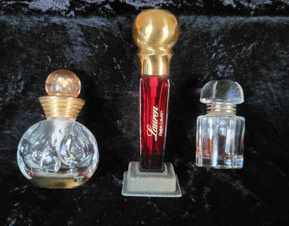 Nine Assorted Empty/Nearly Empty Vintage Perfume … - image 3