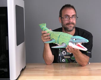 BIG Articulated Mosasaur Dinosaur