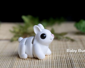 Mini Wiggly Fidget Bunny - Geocache Swag, Egg Surprise