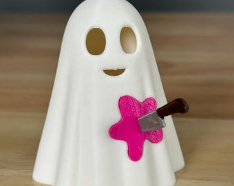 Stabbed Ghost Figure - Collectible - Halloween