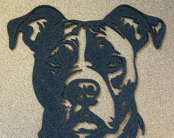 American Bully Dog Wall Art