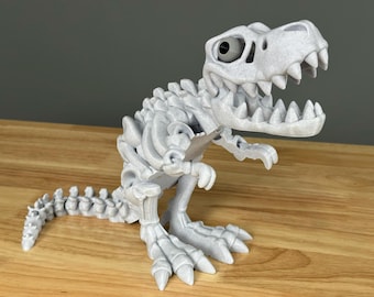 BIG Articulated TREX Dinosaur Skeleton - Flexi Factory
