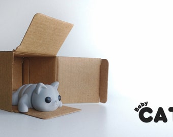 Mini Wiggly Fidget Cat - Geocache Swag, Gift Bag