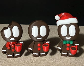 Gingerbread Man met kop warme chocolademelk - meerdere stijlen