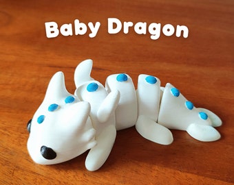 Mini Flexi Baby Dragon - Ottimo per: Geocache Swag - Uovo a sorpresa - Borse regalo