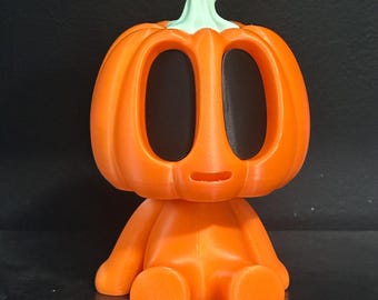 Set of 3 7.5" XXL Pumpkin Man - Head Turns