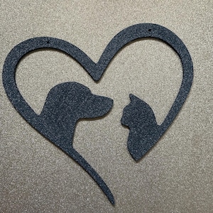 Love my Cat & Dog - 3D Wall Art - Decoration