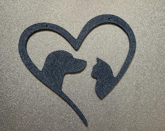 Love my Cat & Dog - 3D Wall Art - Decoration