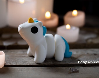 Mini Wiggly Unicorn Fidget – Geocache Swag, Gift Bag