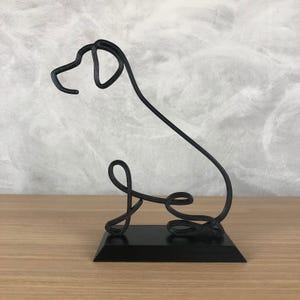 DOG Line Art Shelf Sculpture - Shelf Decoration - *Choose your Dog*