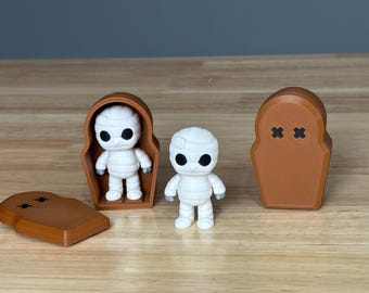 Mini Wiggly Fidget Mummy – Collectible Halloween Figurine