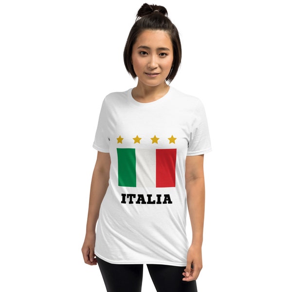 Italia UEFA Euro 2024 Football T-Shirt | Italian Flag Fan Tee | Soccer Tournament Apparel | Italy Supporter Shirt | Gift for Football Fans