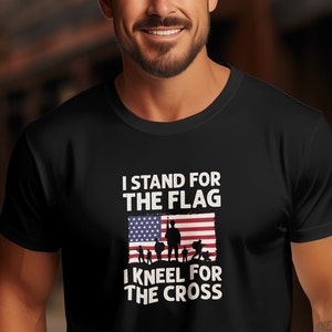 Patriotic American Flag Graphic Tee: Veteran Apparel