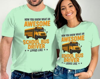 スクールバス運転手Tシャツ、感謝の贈り物