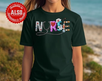 Camiseta de enfermera, regalo de ropa sanitaria