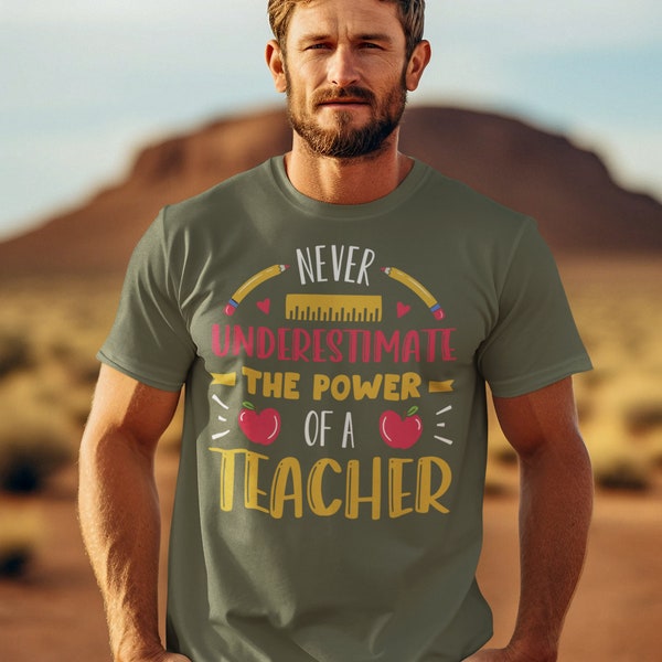 Tshirt Empowering Teacher Tee Inspirational Quote Perfect Gift T-Shirt Inspiring Classroom Fashion Comfy Casual Chic Casual Wear Stylish tee