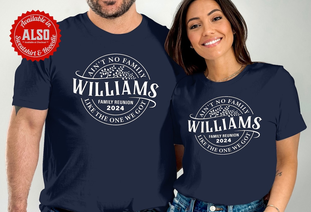 REUNION タオル,Tシャツ，パンフレット，costumeBOOK Personalized Family Reunion T-shirt: Custom Name, 2024 Gathering