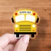 Yellow School Bus Sticker: Fun Vinyl Decal for Laptops - Etsy
