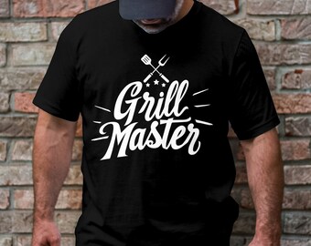 Grill Master T-Shirt: BBQ Lover, Summer Cookout Tee