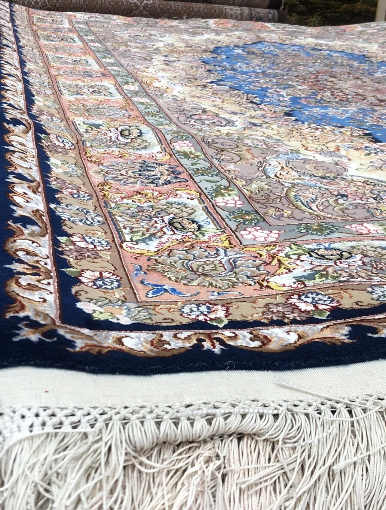 Authentic Persian Hand Made Rug Tabriz Silk - Etsy