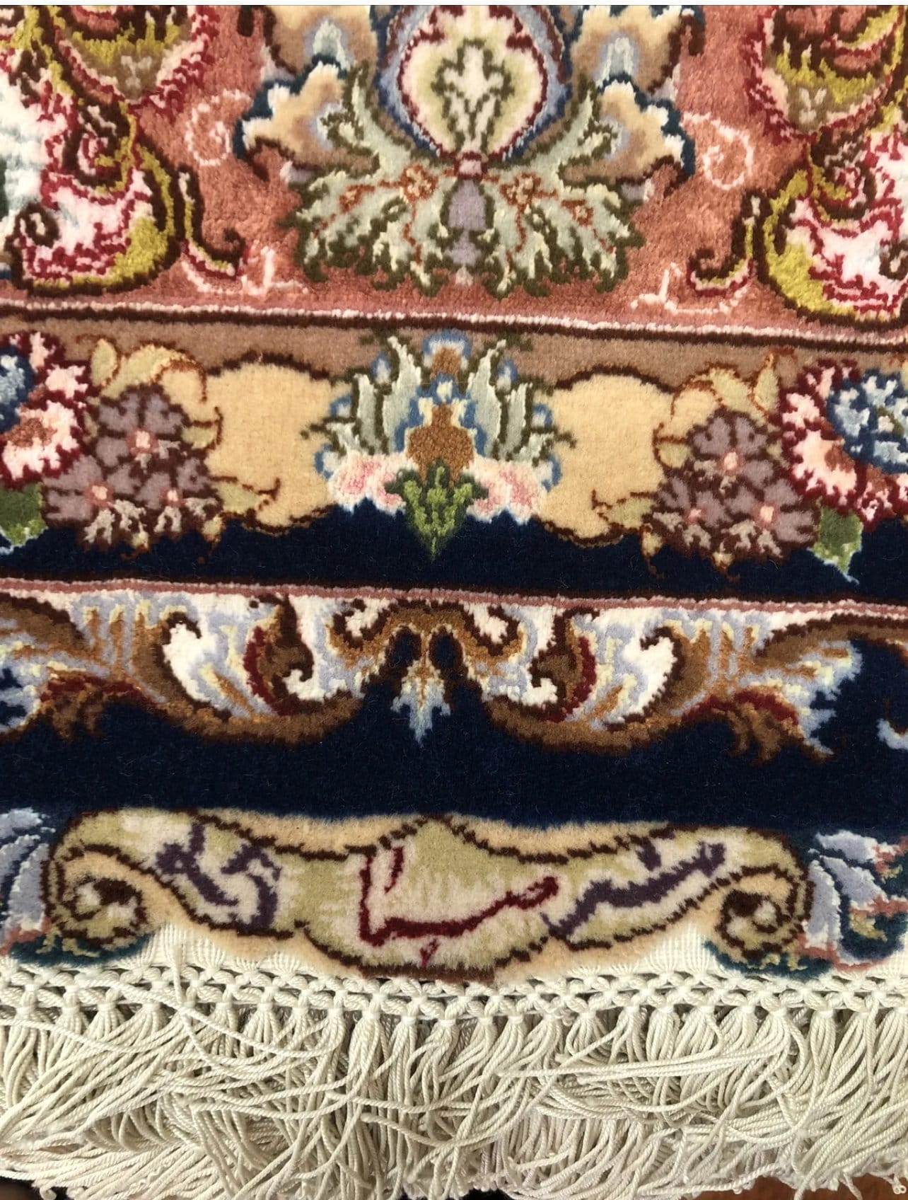 Authentic Persian Hand Made Rug Tabriz Silk - Etsy