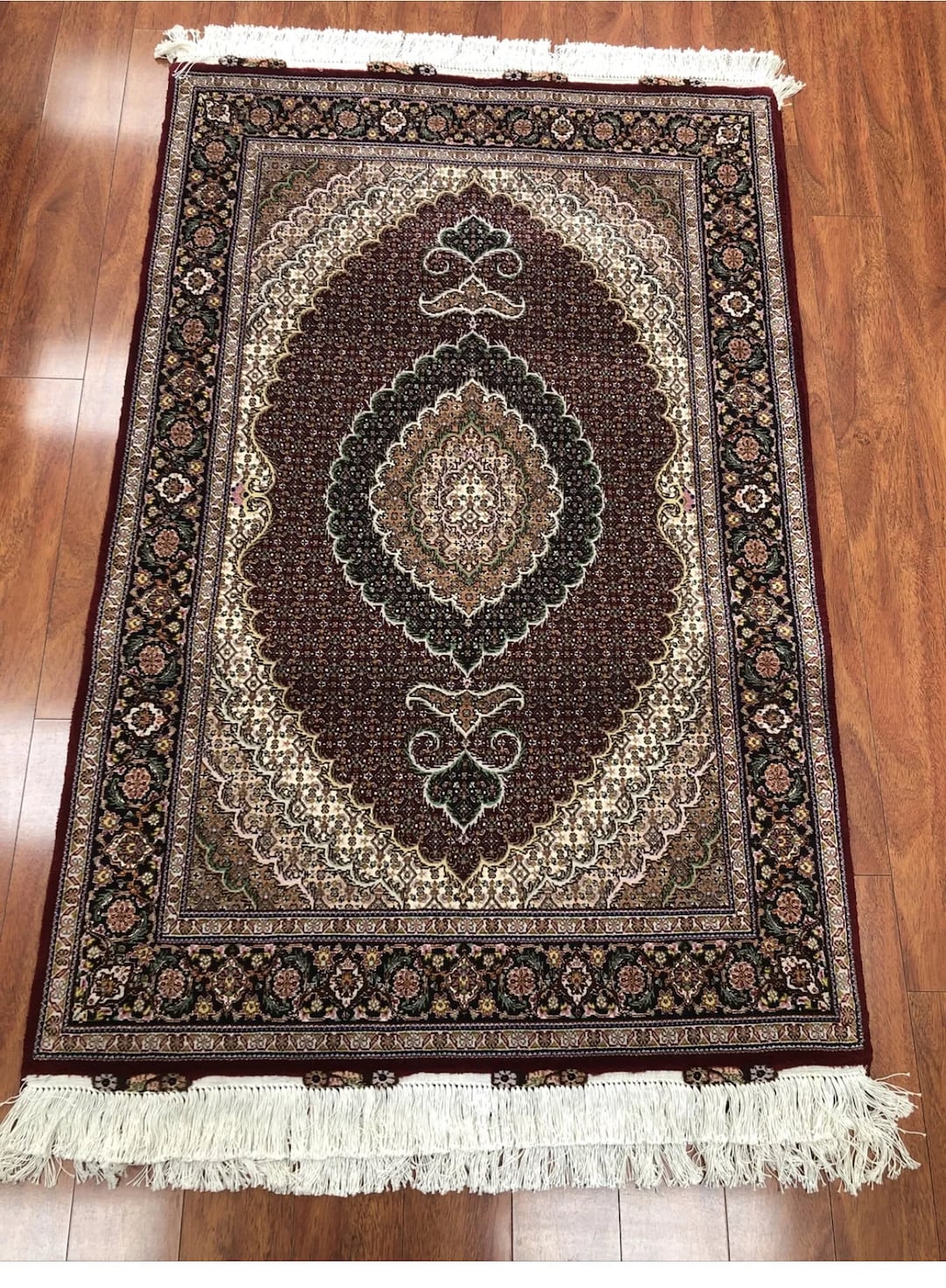 Authentic Persian Hand Made Rug Tabriz - Etsy