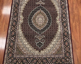 Authentic Persian Hand Made Rug Tabriz Silk - Etsy