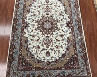 Authentic Persian Hand Made Rug Tabriz Silk - Etsy