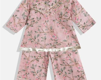 Girls' Floral Palazzo set