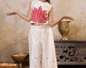 Elegant Girls' Indian Ethnic Wear: Multi-Color Silk Dress for Weddings & Festivals