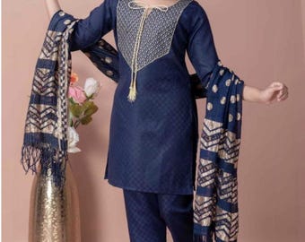 Girl's Indian Kurta set for formal occasions| Diwali|