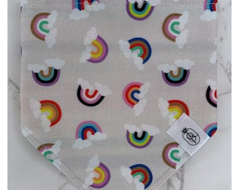 Pride regenboog omkeerbare klik-on katten-/hond bandana