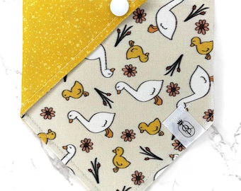 Eend Eend Gans | Omkeerbare klikbare pet-bandana