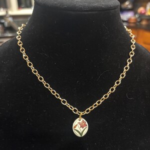 Floral Charm Necklace