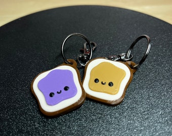 PB&J Best Friend Keychains by LayersInGreen