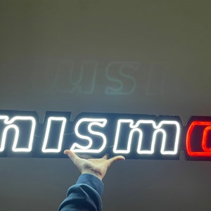 Nismo LED decor sign