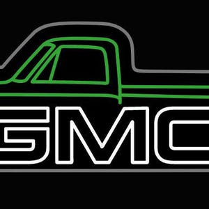 GMC Truck LED Decor Sign
