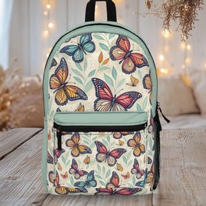 Sac à dos pour la rentrée scolaire, Sac à dos papillon, Modèles tendance, Sac à dos pour l'université, Cartable pour fille, Cadeau de rentrée scolaire pour enseignant