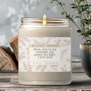Scented Candle for Women, Mothers Day Candle Mothers Day Gift, Unique Birthday Gift for Stepmom, Personal Candle, Relaxing Scented Candle