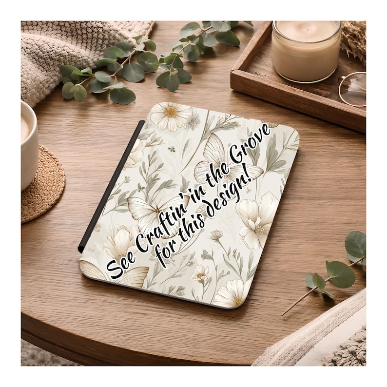 Funda Kindle con diseño celestial de vidrieras de 7", funda Kindle con correa, regalo para amantes de los libros. imagen 5