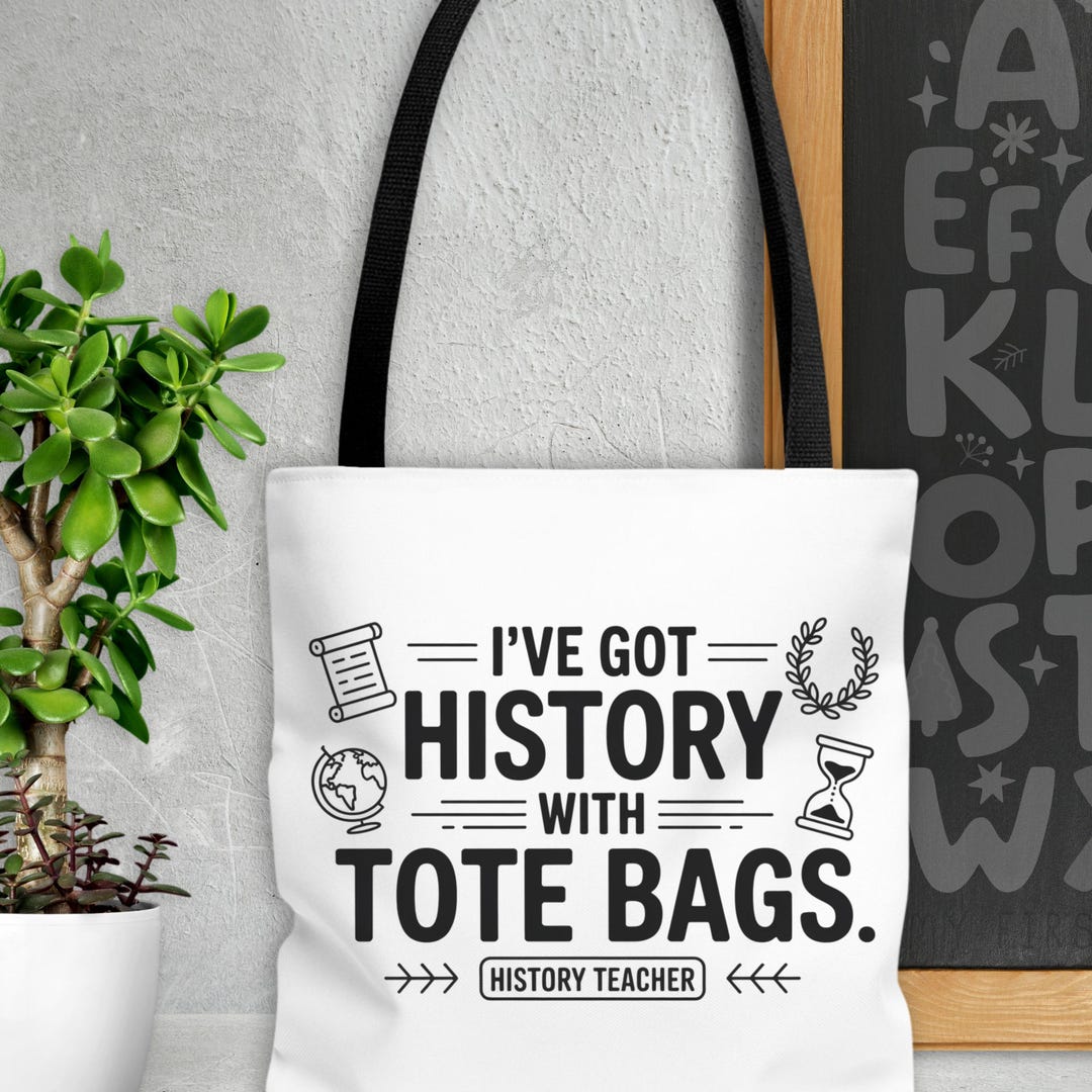 History Teacher Tote Bag for School, Back to School Tote for Teacher ...