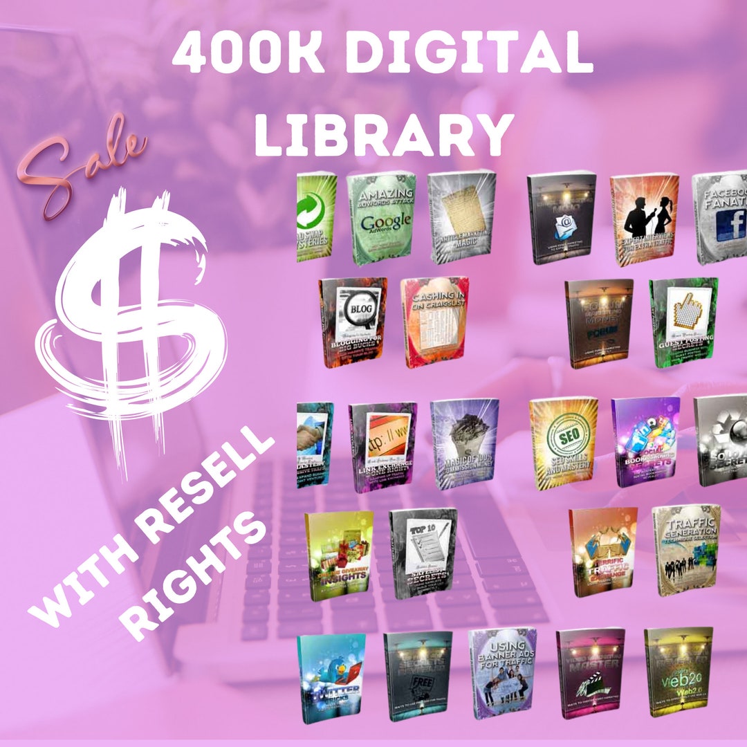400K Digital Products Library | Ebooks | Audiobooks | Etsy Digital ...