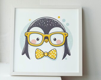 Penguin printable art print