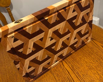 Handcrafted End Grain Cutting Board - Etsy