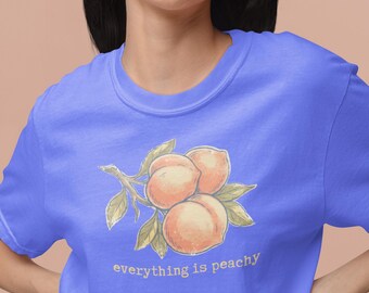 Vintage Pfirsich Hemd | Alles ist Peach, Cottagecore Peach