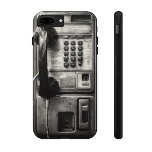 Stoere vintage telefoonhoes, retro telefoonbeschermhoes, klassieke harde telefoonhoes, nostalgische mobiele telefoonhoes, antiek