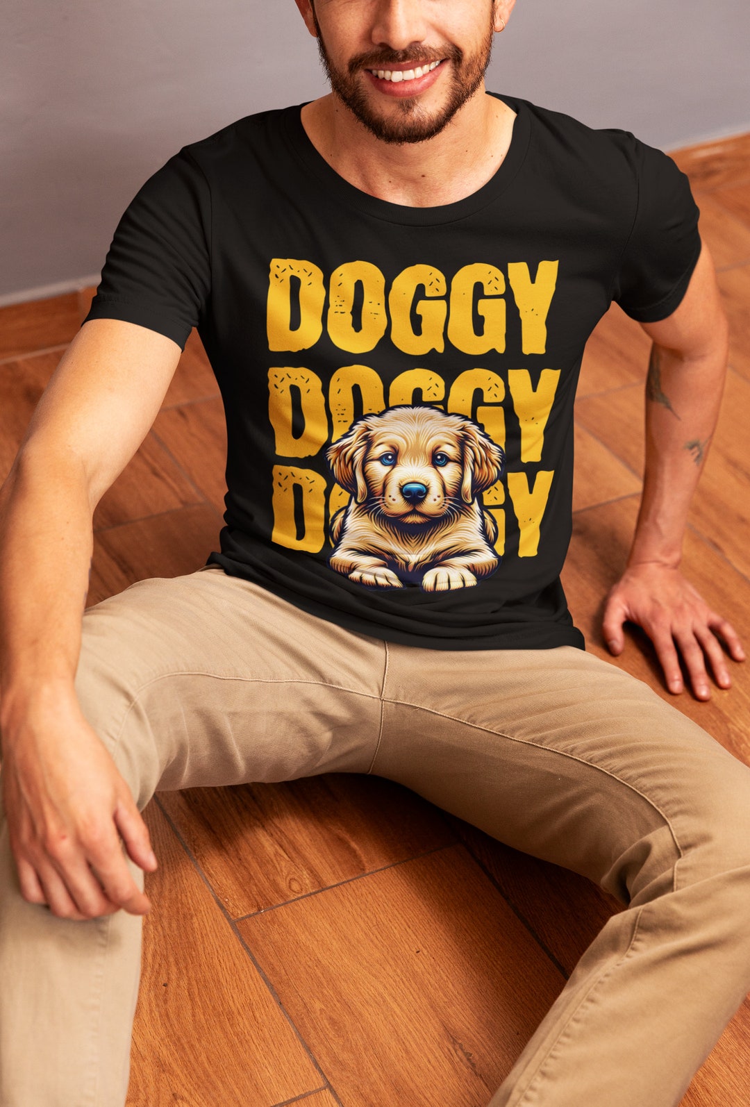 Golden Retriever Puppy Doggy Doggy Doggy Shirt - Etsy