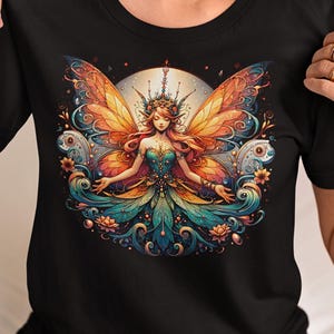 Fairy T-shirt, Magical Shirt, Enchanted Tee, Fantasy Apparel, Mystical Top, Garment-Dyed T-shirt, Comfort Colors