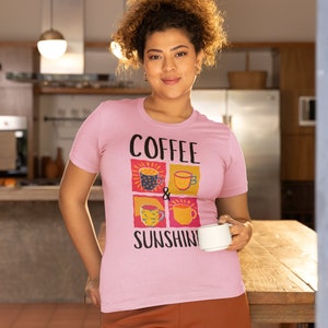 Coffee And Sunshine Shirt, Coffee Lover Gift, Girls Weekend Shirts