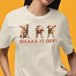 Golden Retriever Mud Shake Tee: Funny Dog Lover Graphic T-Shirt